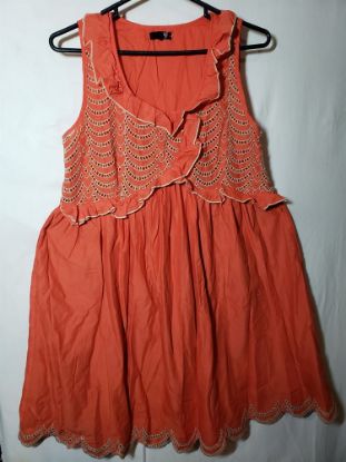 Picture of Beautiful Orange Summer Dress