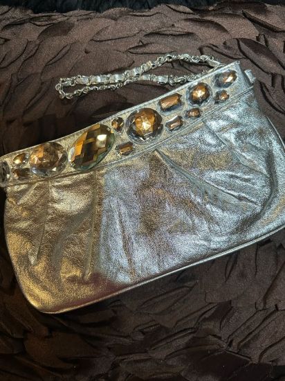 Versatile Silver Handbag