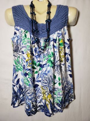 Picture of Blue Flowery Northern Reflections Size M