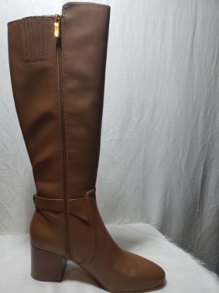 Picture of Brand New MICHAEL KORS Brown Dover Leather Knee Boot Size 8M 