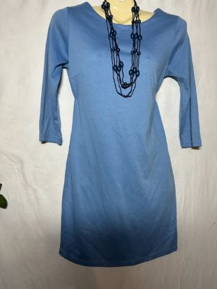 Picture of Classic Vila Clothes  Blue Dress Size S