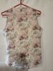 Picture of Flowery Pink and Cream Shein Blouse Size M