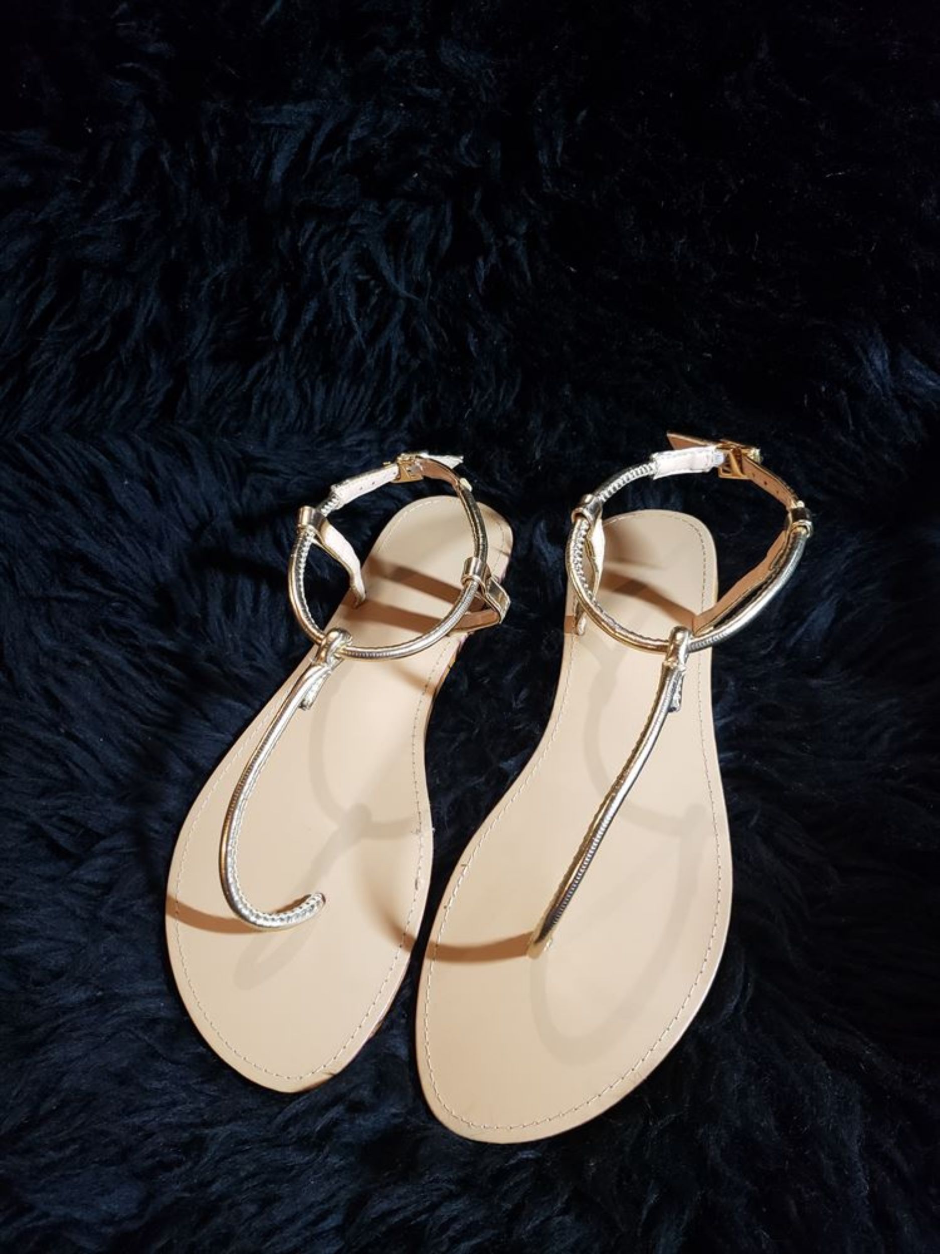 Chic Gold Slippers for Women