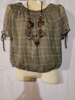 Picture of Green RW & CO. Blouse Size Large-USED