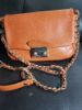 Orange Patent Crossbody Bag