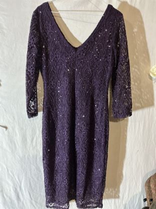 Picture of Like new, great conditions lace dress size 8 "Classic Purple Marina Dress"  