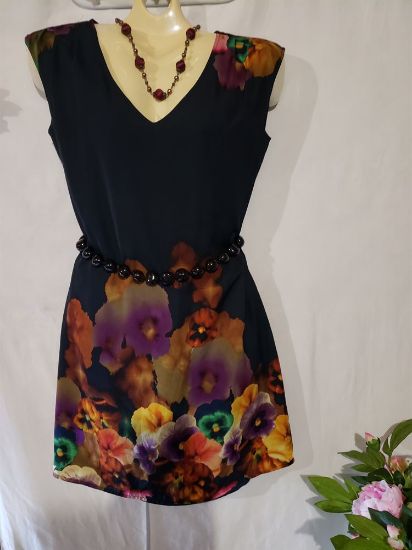 Picture of Mexx Metropolitan Black and Flowery Size Medium