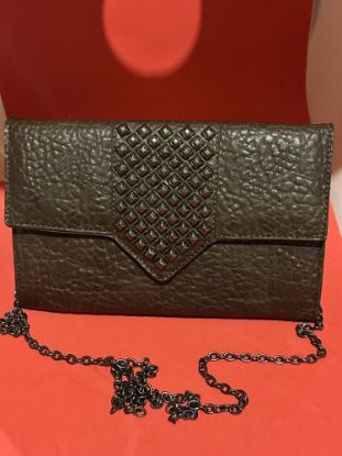 Picture of Street Level Shoulder Bag Clutch Detachable black golden plated Chain Strap
