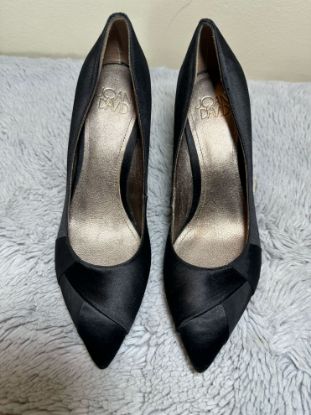 Picture of Joan & David Heels Black  Leather SIZE 5 1/2