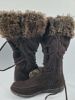 Picture of American Eagle Women’s Tall Black Winter Boots Size 9 – Faux Suede, Fur-Lined, Zipper