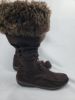 Picture of American Eagle Women’s Tall Black Winter Boots Size 9 – Faux Suede, Fur-Lined, Zipper