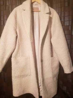 Picture of Cream Olsen Winter Coat/Jacket – Size Large | Made in Germany