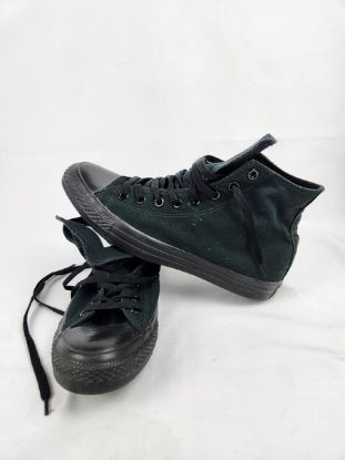 Picture of Black Converse All Star Chuck Taylor Sneakers, Unisex - Men's Size 9, Women's Size 11